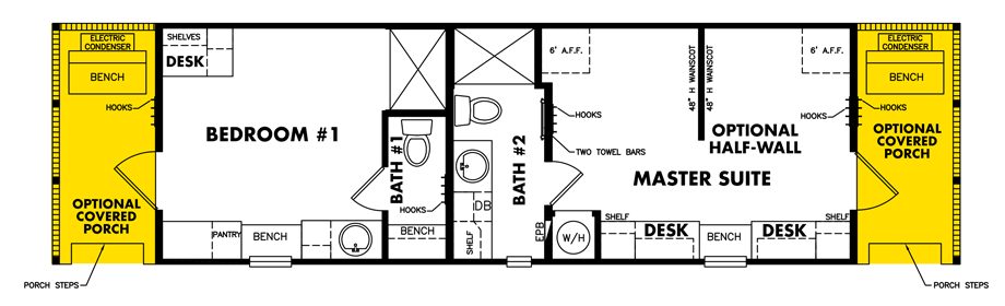 Floor plan, Tiny Home Model