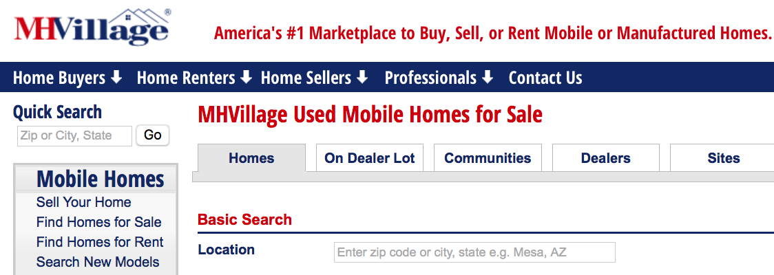 MHVillage- First Time Selling Mobile Home