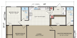 Mobile Home Floor Plans – How to Read and Understand Them double wide mobile home floor plan