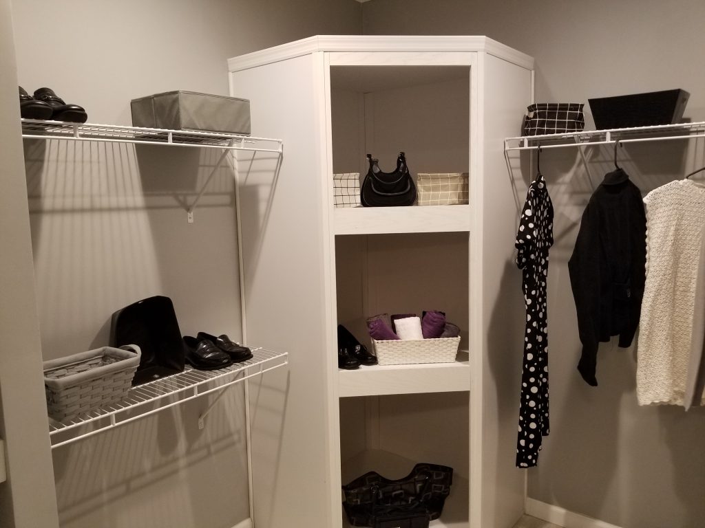 reader asked about closet built ins