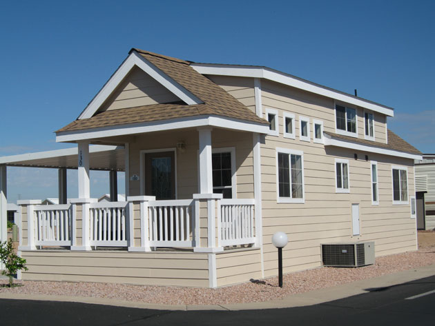 two story park model home