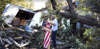 Virginia Beach Couple Narrowly Escapes Final Blow from Hurricane Michael Hurricane Michael Survivor David Stough