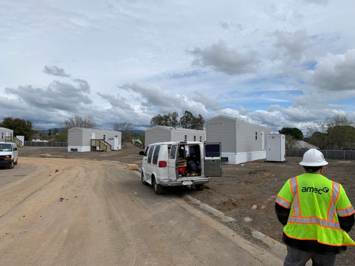 Temporary Housing for fire survivors