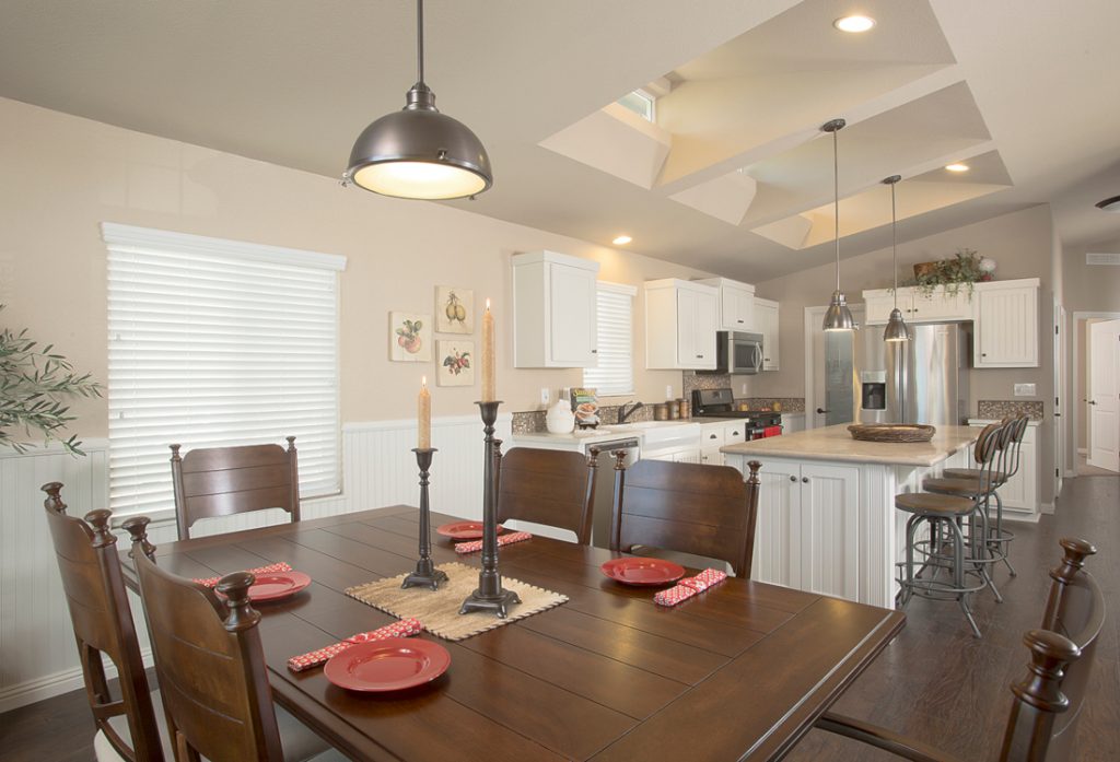 selling a manufactured home kitchen and dining