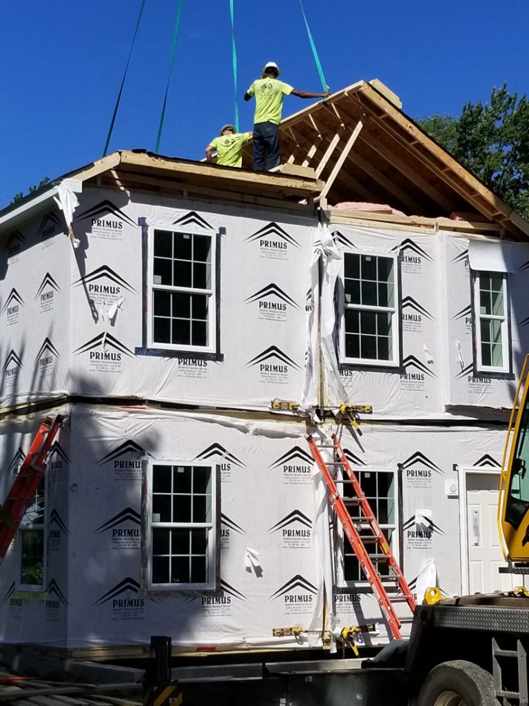 new modular home roof pitch