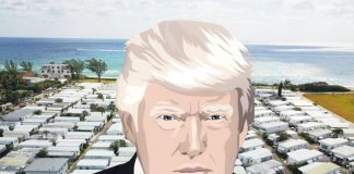 Did Vanilla Ice Pitch Trump Presidential Library at Mobile Home Park?