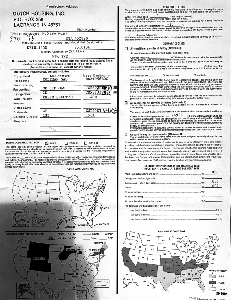 What Does HUD Mean on a Mobile Home? | MHVillage