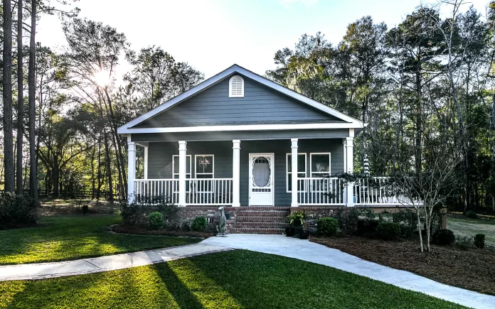 Photo of a modular home