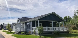 How Much Are Most Double Wides? Photo of a double-wide mobile home