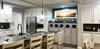 Luxury Double Wide Mobile Homes Prices Photo of a luxury double-wide mobile homes kitchen